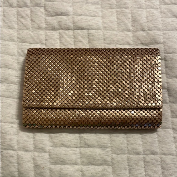 Whiting & Davis Gold Mesh Clutch - Picture 1 of 4